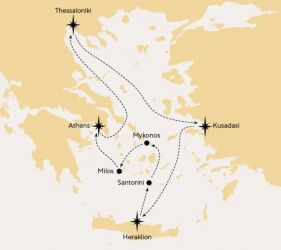 Круиз от Солун „Идилична Гърция и нейните острови“ – 8 дни със Celestyal Cruises